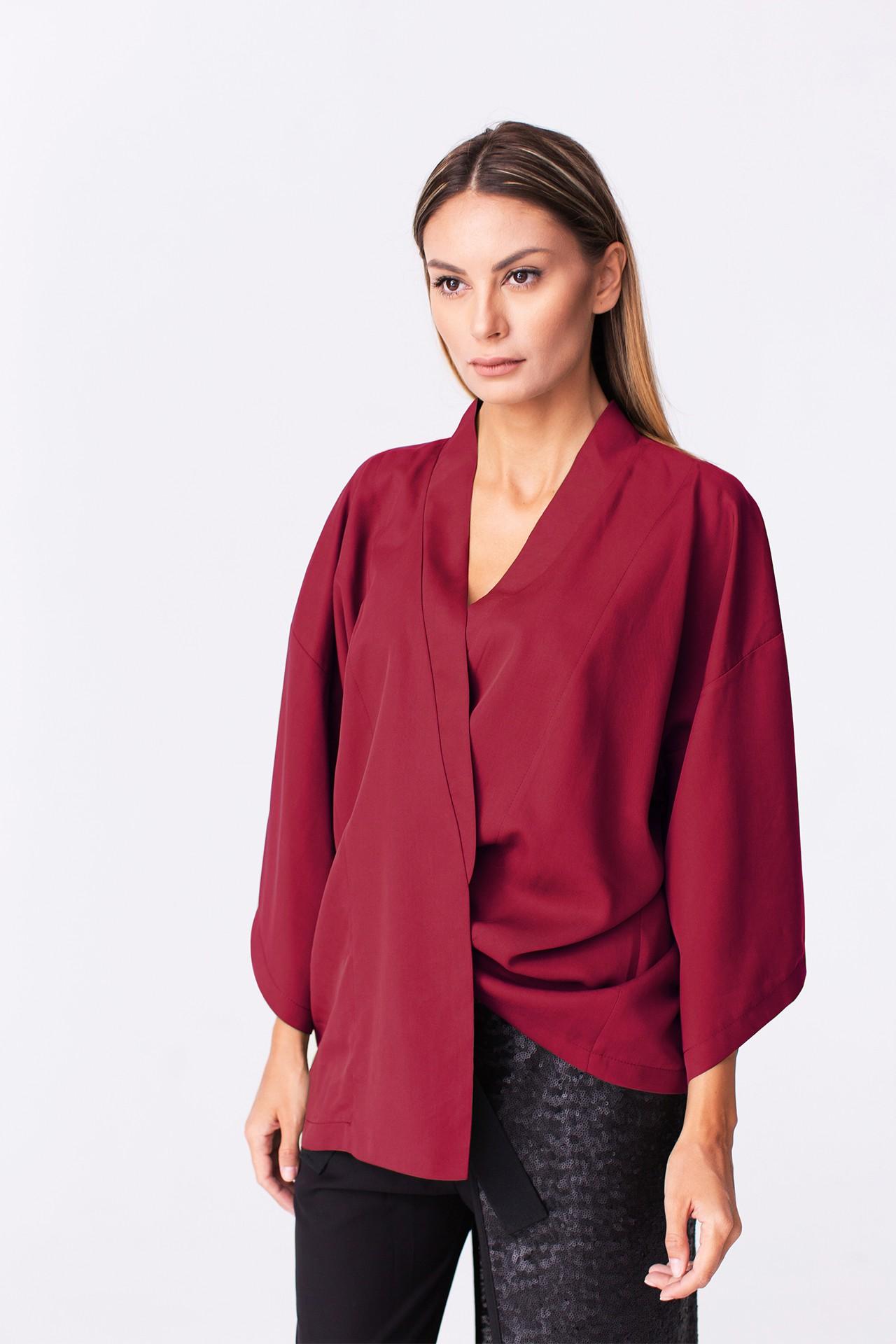 Short Bordo Kimono