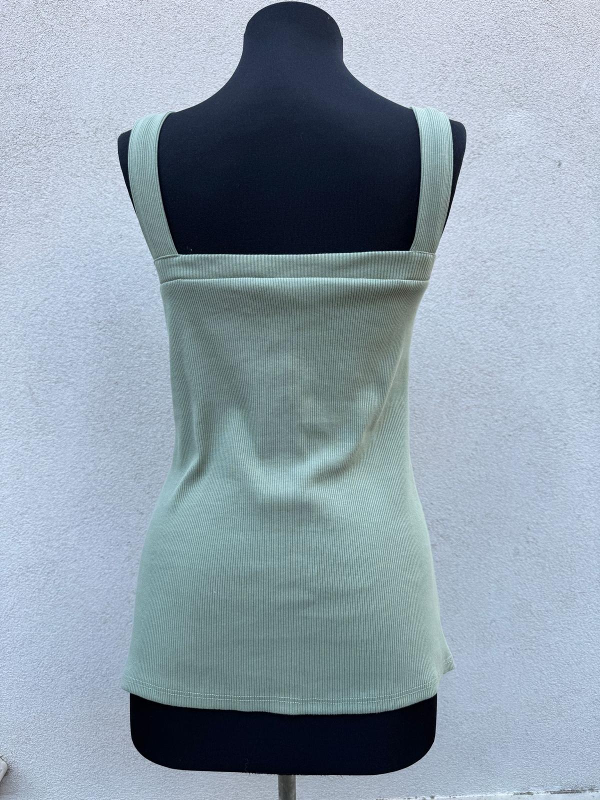 pale green top