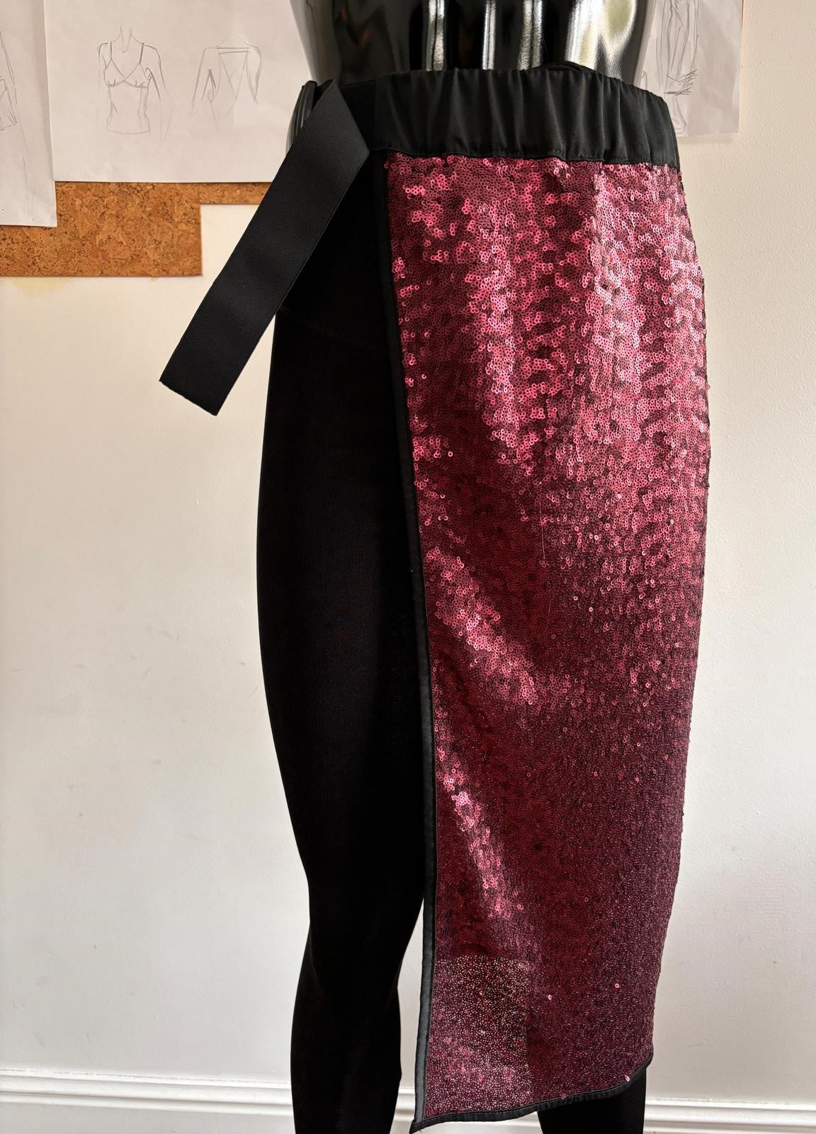 half bordo skirt