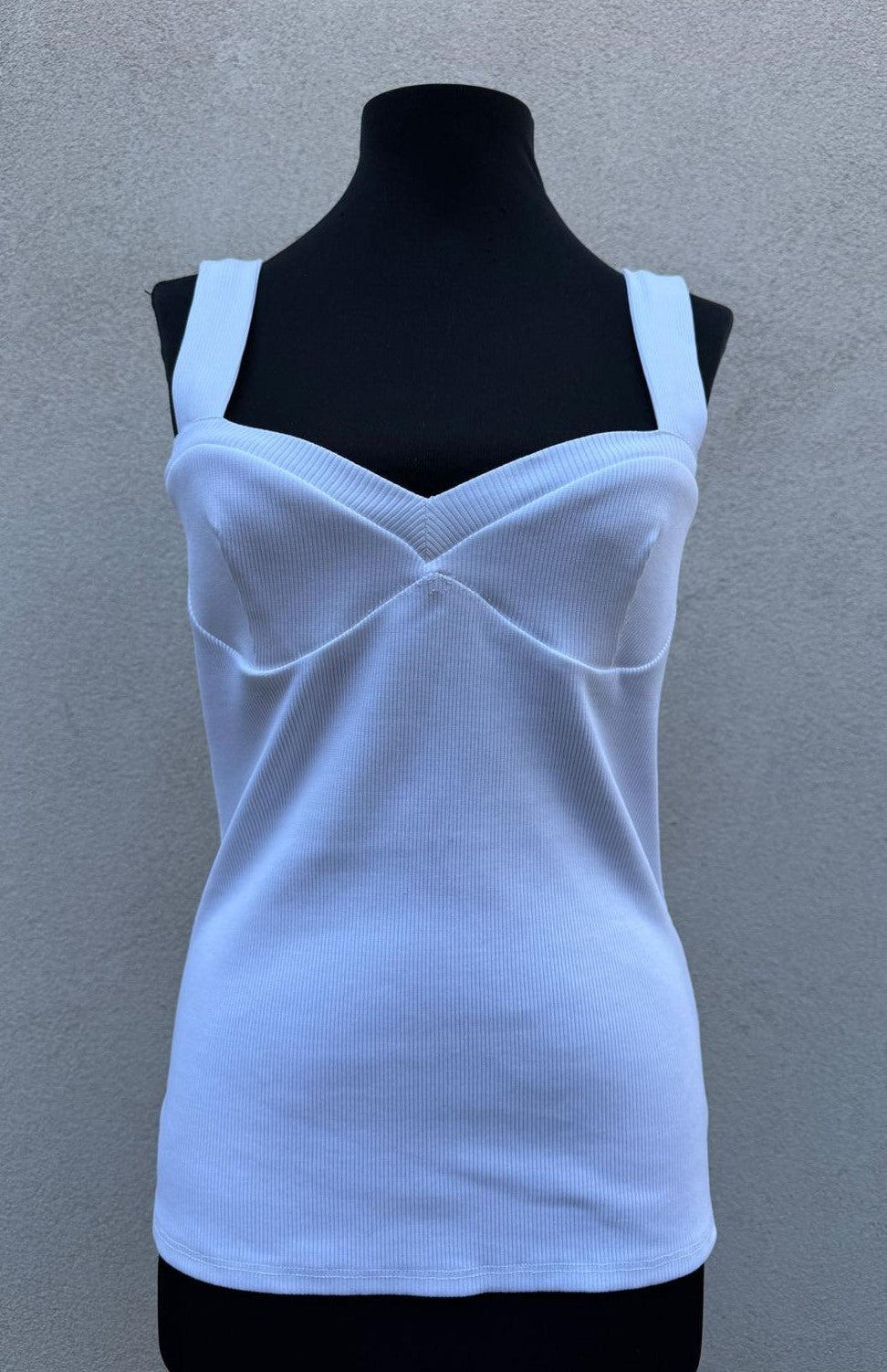 White dolce vita top